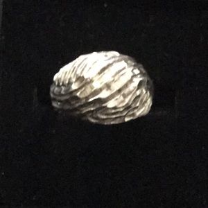 Vintage Nugget Sterling Silver ring size 5
